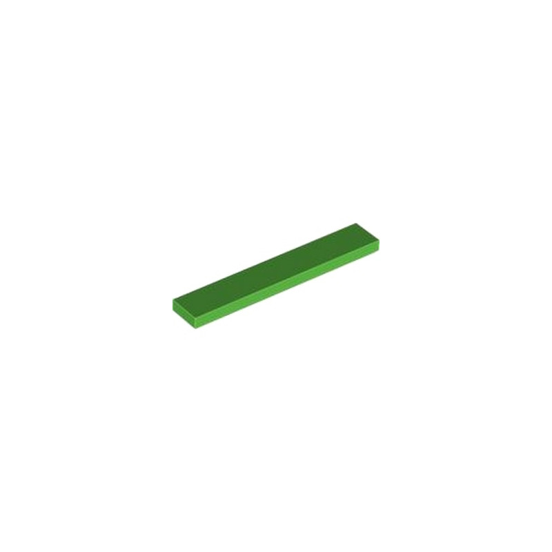 LEGO 6460838 FLAT TILE 1X6 - BRIGHT GREEN
