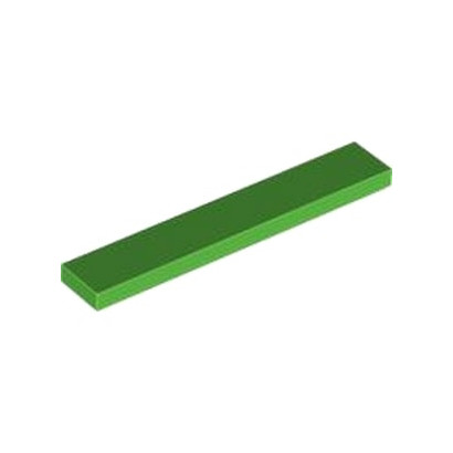 LEGO 6460838 PLATE LISSE 1X6 - BRIGHT GREEN