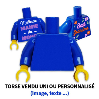 LEGO 4275815 TORSO PLAIN (or personalized)  - BLUE