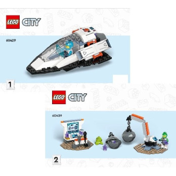 Notice / Instruction Lego® City - Le vaisseau et la découverte de l’astéroïde - 60429