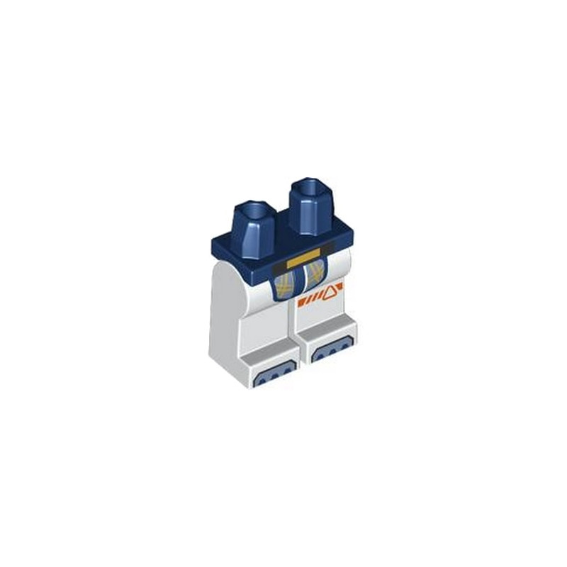 LEGO 6465624 ASTRONAUT PRINT LEG - EARTH BLUE / WHITE