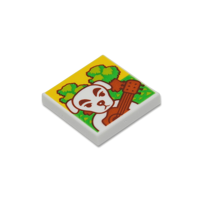 LEGO® 6469556 IMPRIME 2X2 ANIMAL CROSSING™ - BLANC