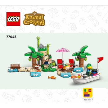 Notice / Instruction Lego Animal Crossing™ - Excursion maritime d'Amiral - 77048