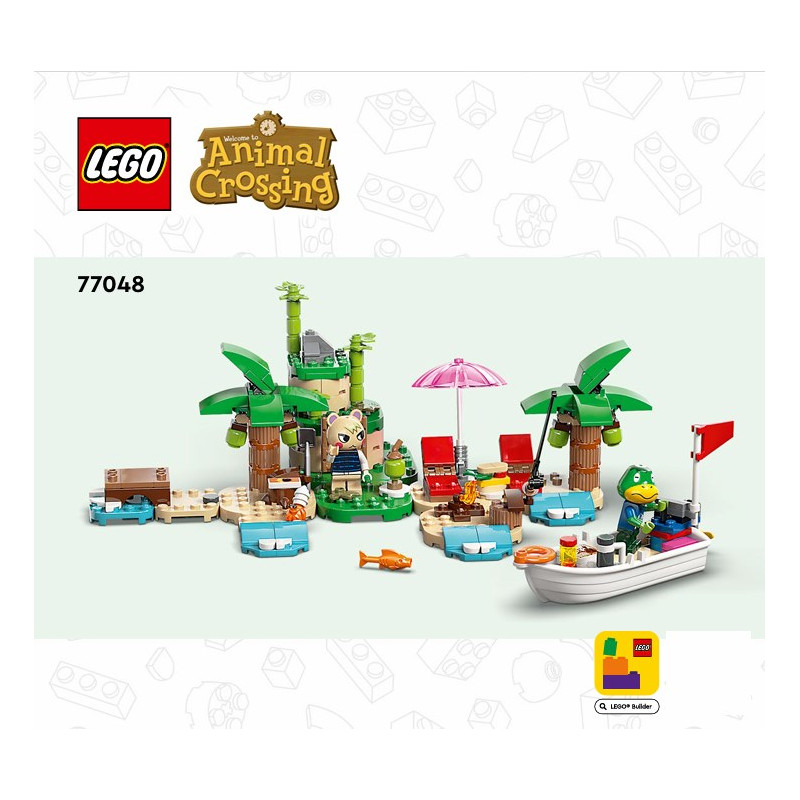 Notice / Instruction Lego Animal Crossing™ - Excursion maritime d'Amiral - 77048