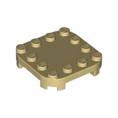 LEGO 6477326 PLATE, 4X4X2/3 - BEIGE