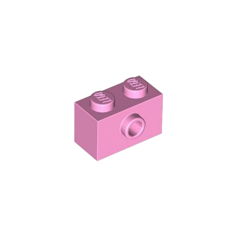 LEGO 6476743 BRICK 1X2 W/ 1 KNOB - BRIGHT PINK