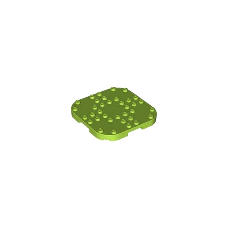 LEGO 6476729 PLATE 8X8 x 2/3 - BRIGHT YELLOWISH GREEN