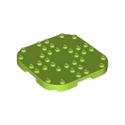 LEGO 6476729 PLATE 8X8 x 2/3 - BRIGHT YELLOWISH GREEN