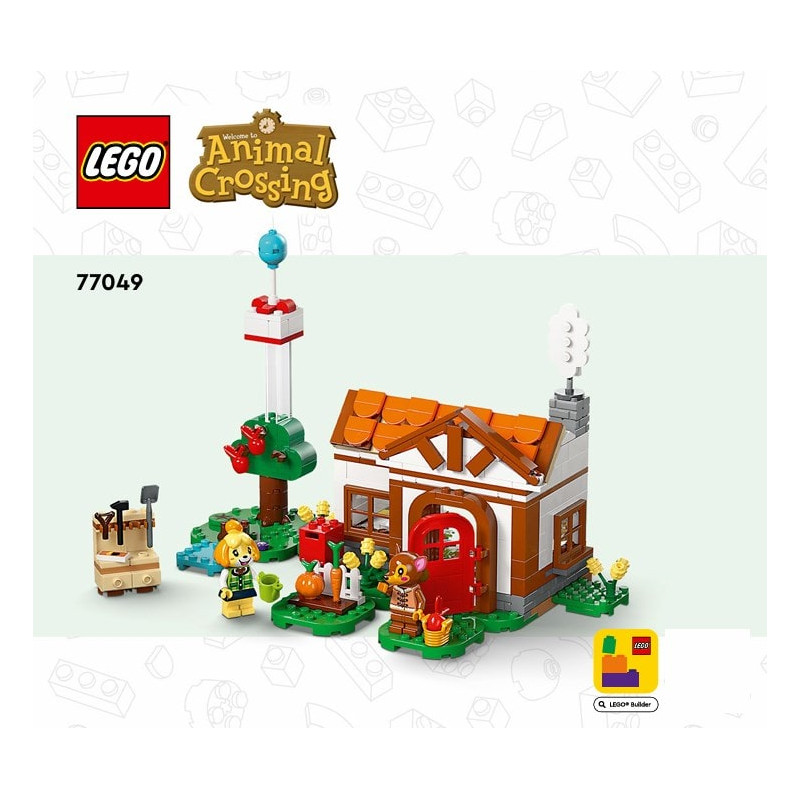 Instruction Lego Animal Crossing™ - Isabelle's House Visit - 77049