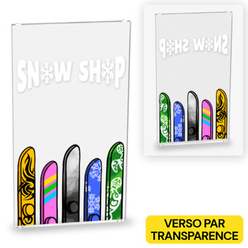 'Snow Shop' display window...