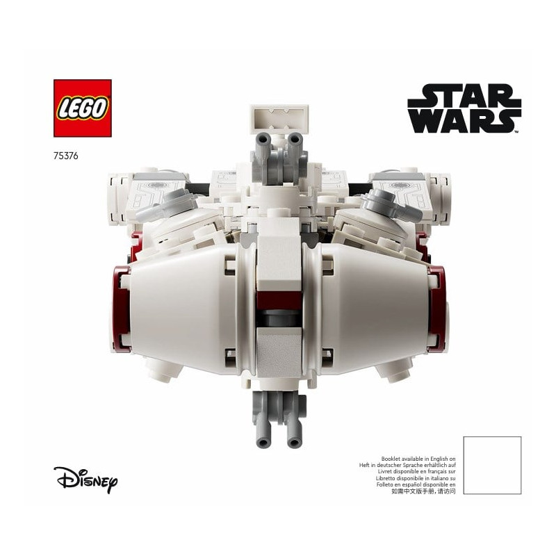 Instruction Lego® Star Wars Tantive IV™ - 75376