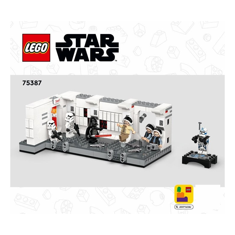 Notice / Instruction Lego® Star Wars Embarquement à bord du Tantive IV™ - 75387