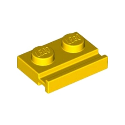 LEGO 4141630 PLATE 1X2 WITH SLIDE - YELLOW