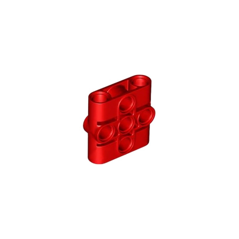 LEGO 6471288 CONNECTOR BEAM 1X3X3 - ROUGE