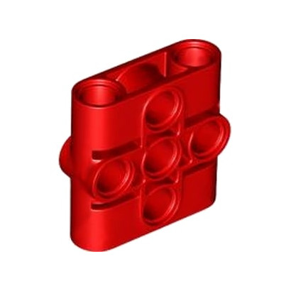 LEGO 6471288 CONNECTOR BEAM 1X3X3 - RED