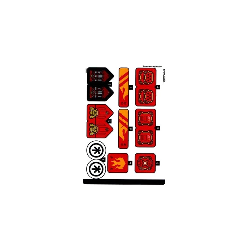 Stickers / Autocollant Lego® Ninjago - 71812