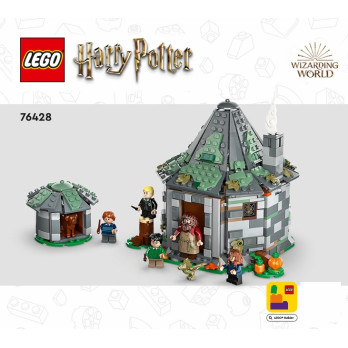 Notice / Instruction Lego Harry Potter - La cabane de Hagrid - 76428