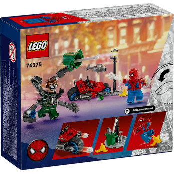 LEGO Marvel 76275 La Course-poursuite en Moto : Spider-Man contre Docteur Octopus