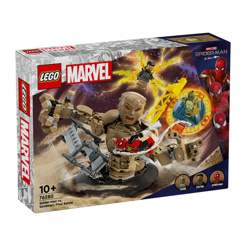 LEGO Marvel 76280 Spider-Man contre l'Homme-Sable : la Bataille Finale