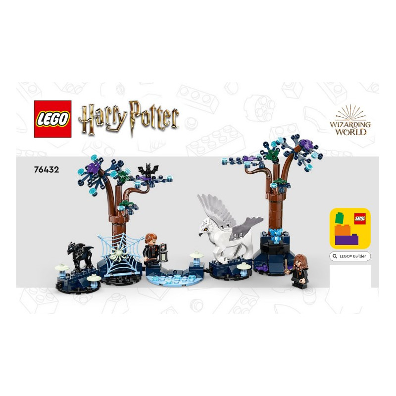 Notice / Instruction Lego Harry Potter - La Forêt interdite : les créatures magiques - 76432