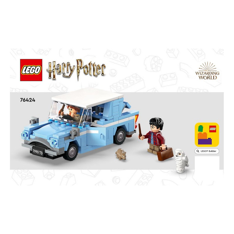 Notice / Instruction Lego Harry Potter - La Ford Anglia™ volante - 76424