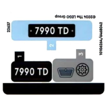 Stickers / Autocollant Lego® Harry Potter - La Ford Anglia™ volante - 76424