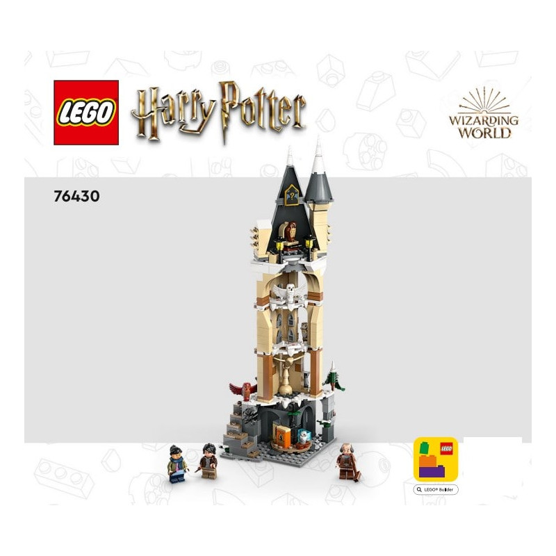 Notice / Instruction Lego Harry Potter™ - La volière du château de Poudlard - 76430