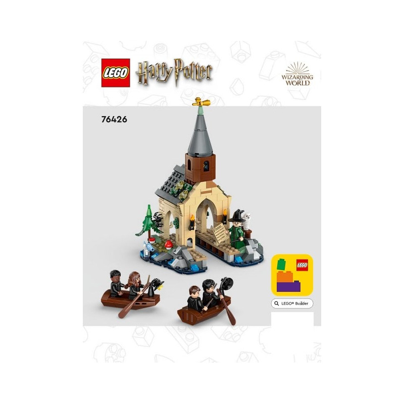 Notice / Instruction Lego Harry Potter™ - Le hangar à bateaux de Poudlard - 76426