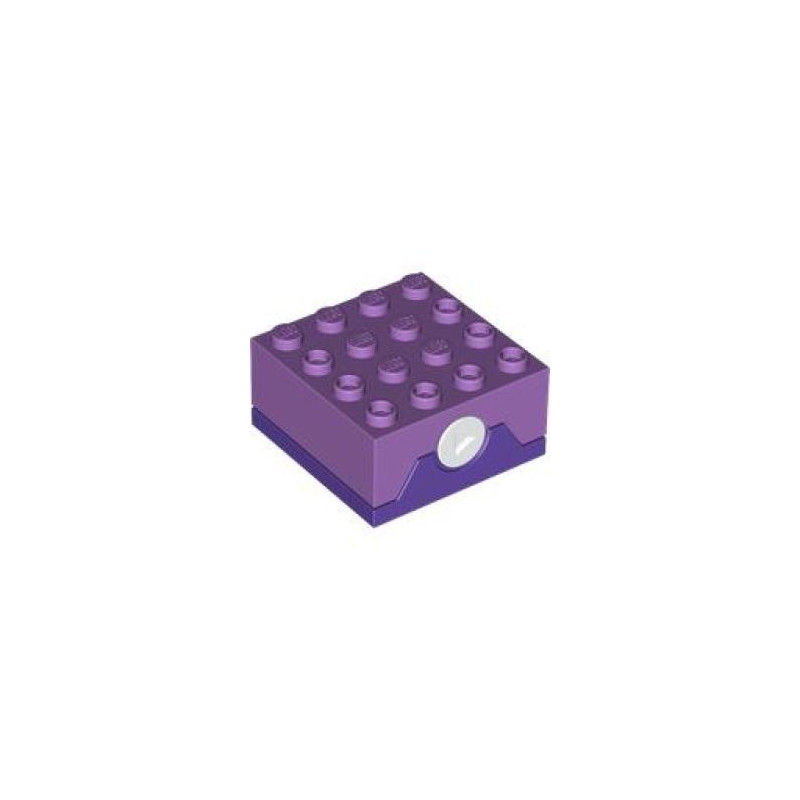 LEGO® 6432415 BRICK 4X4, W/ SOUND, NO. 1 - MEDIUM LAVENDER