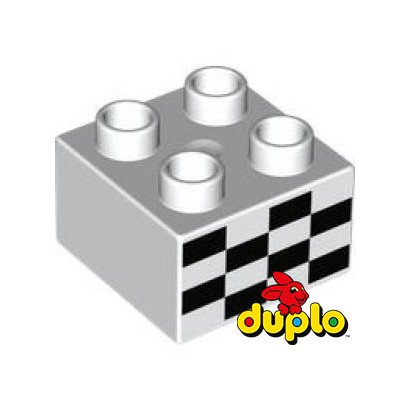 LEGO® 6101162 DUPLO BRICK 2X2 "no 43" - WHITE
