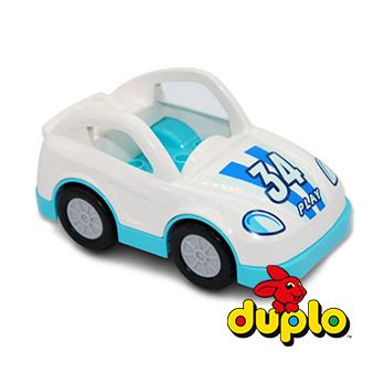 LEGO® 6340621 CAR DUPLO 6X10X3 - WHITE