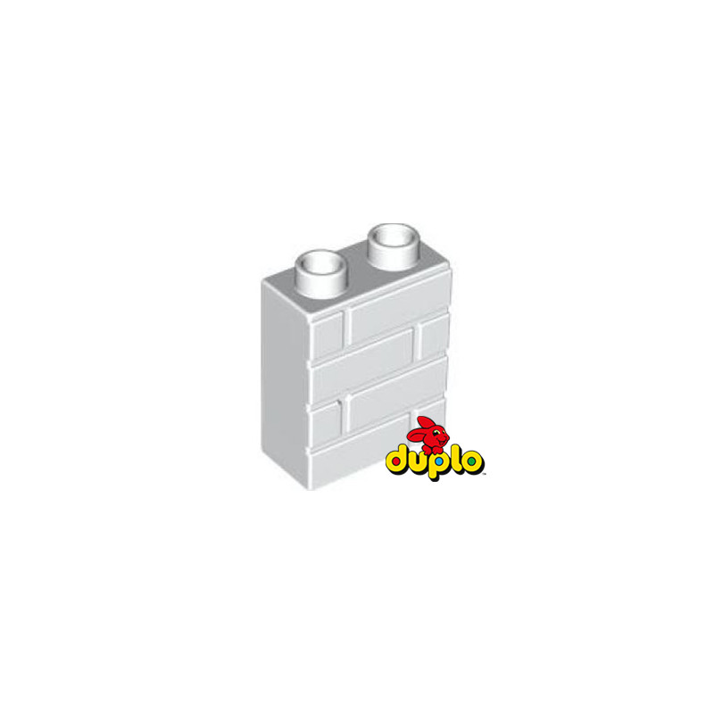 LEGO® 6167545 WALL W/ BRICK 1X2X2 - WHITE