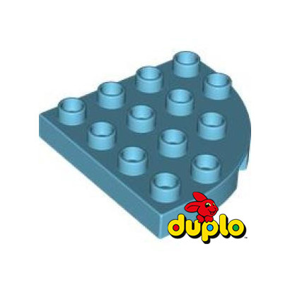 LEGO® 6033051 PLATE 4X4 W. ROUND CORNER - MEDIUM AZUR