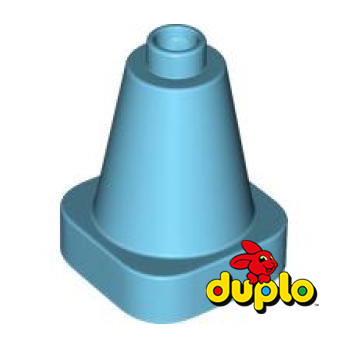 LEGO® 6252014 DUPLO CONE 2X2X2 - MEDIUM AZUR