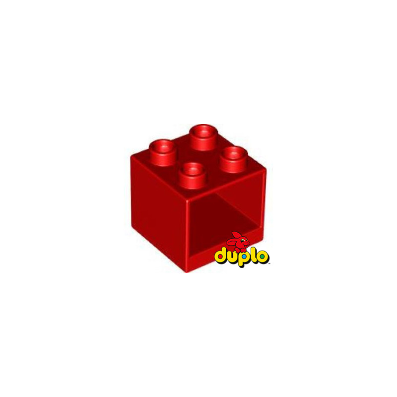 LEGO® 6249378 DUPLO DRAWER ELEMENT 2X2X28.8 - RED