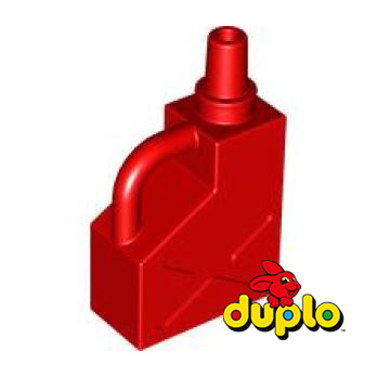 LEGO® 6020063 DUPLO PETROL TIN, 1X2X2 - RED