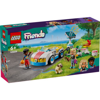 LEGO Friends 42609 La Voiture Électrique et la Borne de Recharge