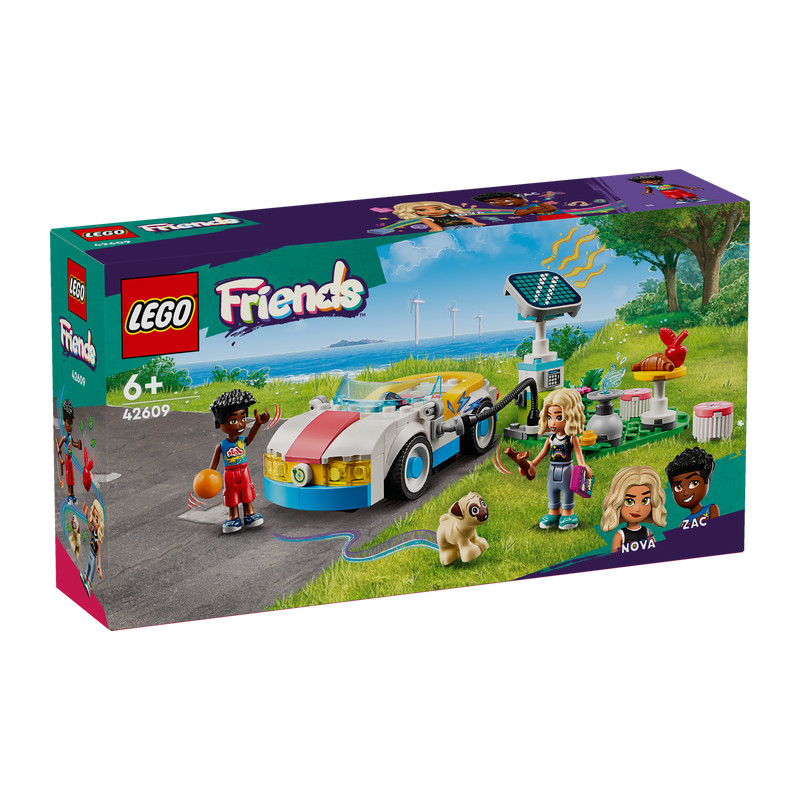 LEGO Friends 42609 La Voiture Électrique et la Borne de Recharge