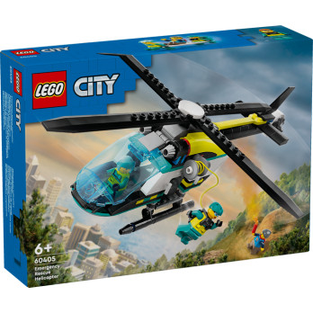 LEGO City 60405 L’Hélicoptère des Urgences