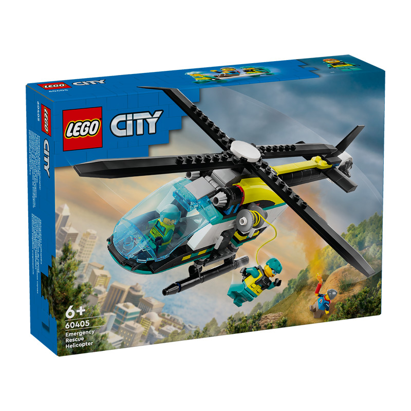 LEGO City 60405 L’Hélicoptère des Urgences