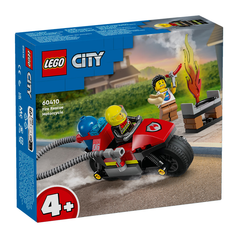 LEGO City 60410 La Moto d’Intervention Rapide des Pompiers