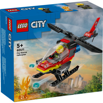 LEGO City 60411 L’Hélicoptère de Secours des Pompiers