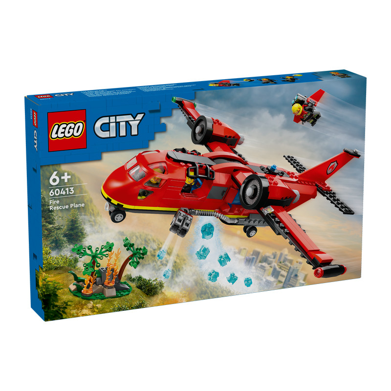 LEGO City 60413 L’Avion de Sauvetage des Pompiers