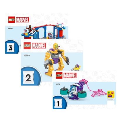 Notice / Instruction Lego® Marvel™ Le QG des lanceurs de toile de l’équipe Spidey - 10794