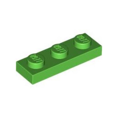 LEGO® 6462578 PLATE 1X3 - BRIGHT GREEN