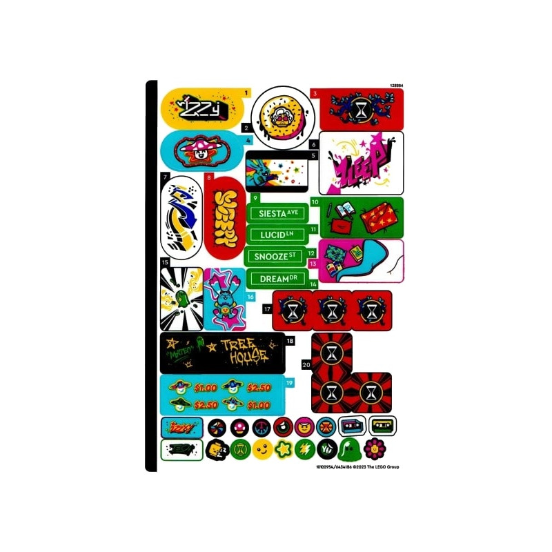 Stickers / Autocollant Lego DREAMZzz - La cabane fantastique dans l’arbre - 71461