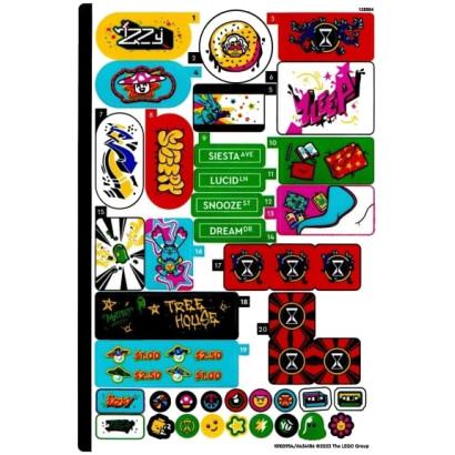 Stickers / Autocollant Lego DREAMZzz - La cabane fantastique dans l’arbre - 71461