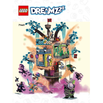 Notice / Instruction Lego® DREAMzz Pégase, La cabane fantastique dans l’arbre - 71461