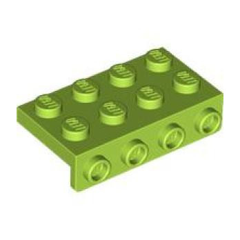 LEGO® 6470230 PLATE 2X4, W/ 1.5 PLATE 1X4, DOWNWARDS - BRIGHT YELLOWISH GREEN