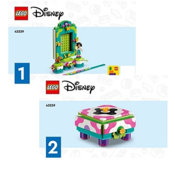 Notice / Instruction Lego Disney - Le cadre photo et la boîte à bijoux de Mirabel  - 43239